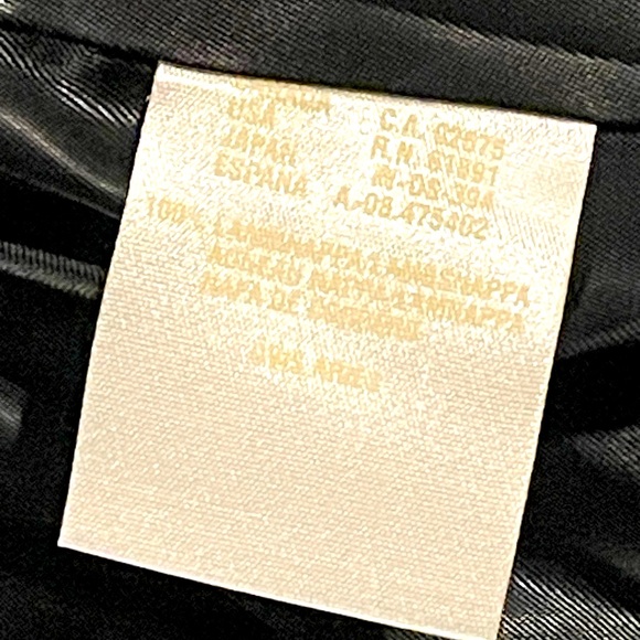 ESCADA NWT Rare Size 10/40 Paisley Embossed Lambskin Leather Two Piece Suit - Picture 12 of 17